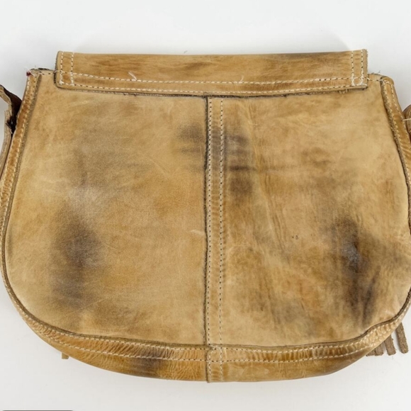 Bed Stu Eastend fringe crossbody bag rustic tan - Picture 8 of 8